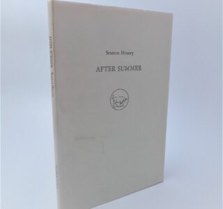 After Summer.  Limited Signed Edition (1978) by Seamus Heaney