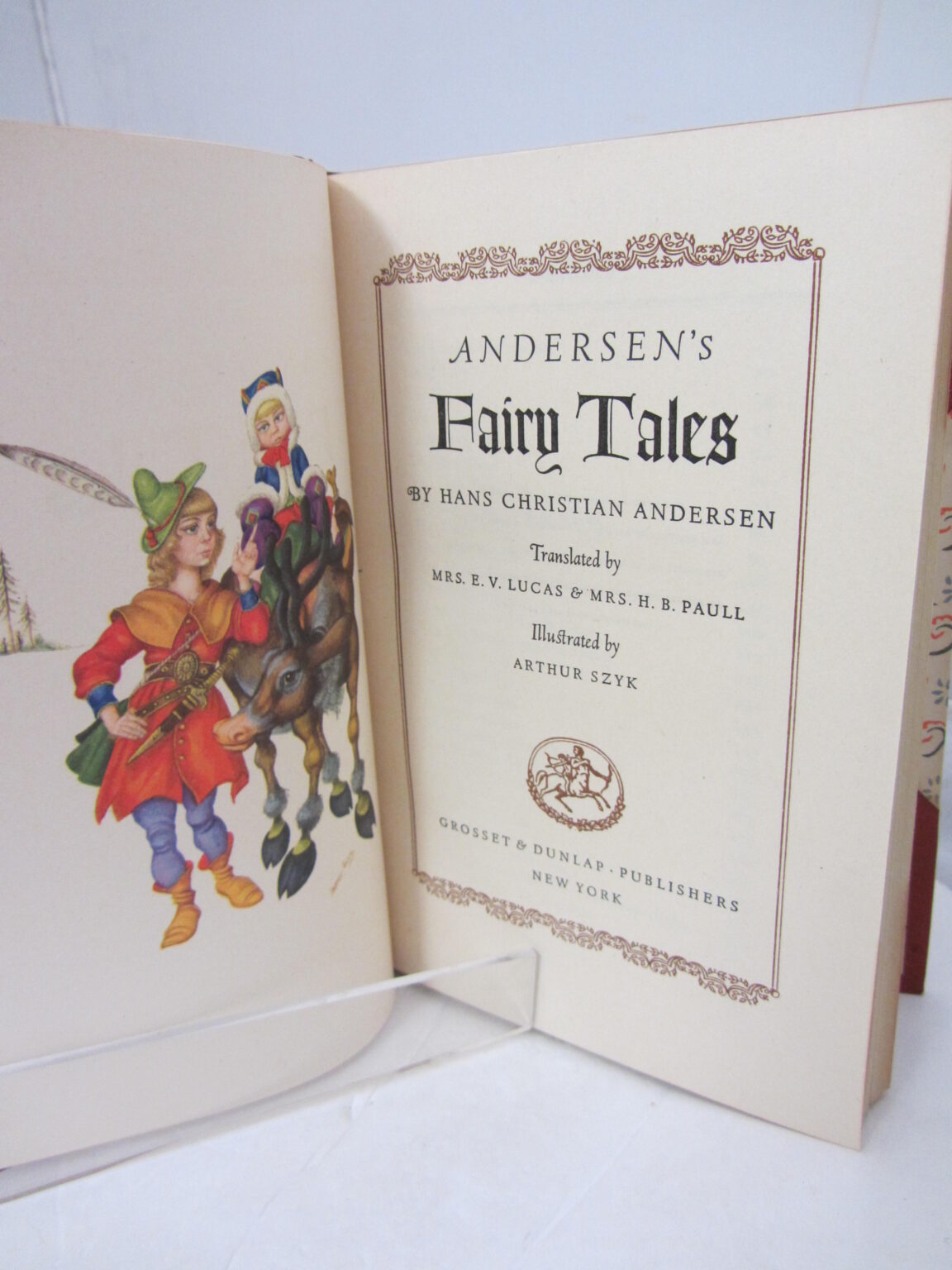 Anderson's Fairy Tales. Translated by Mrs E.V. Lucas & Mrs H.B. Paull ...