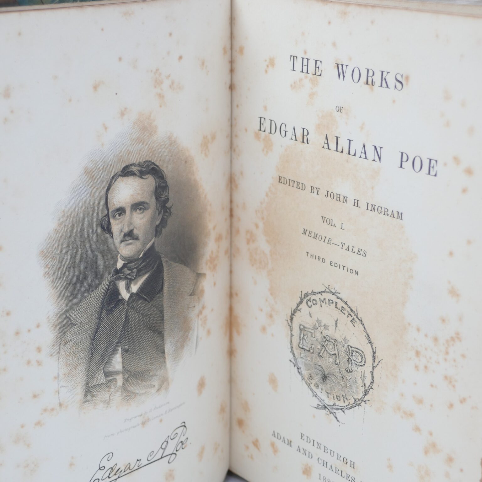 The Works Of Edgar Allan Poe 1883 Ulysses Rare Books