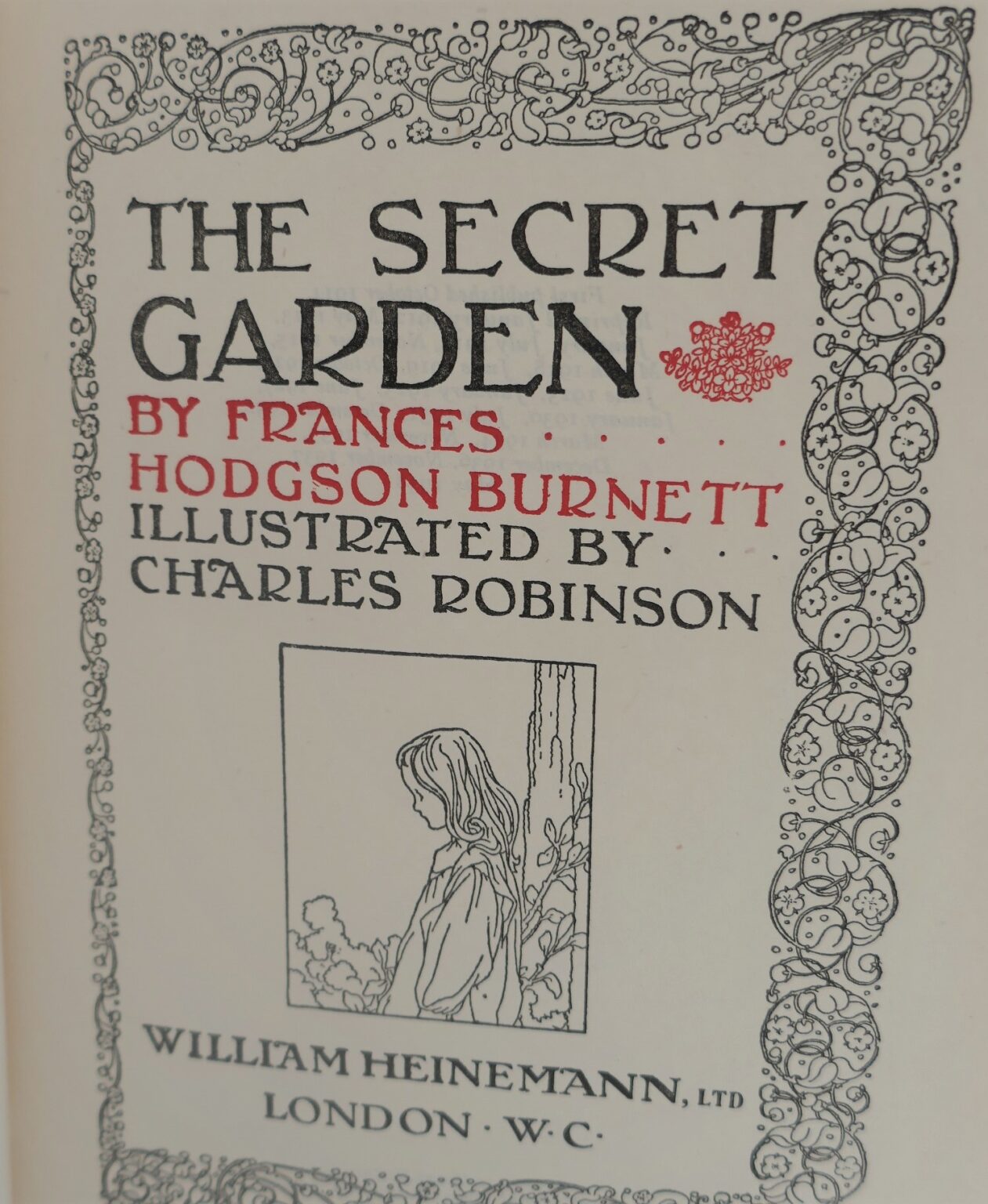 The Secret Garden. Illustrated By Charles Robinson (1938) - Ulysses ...