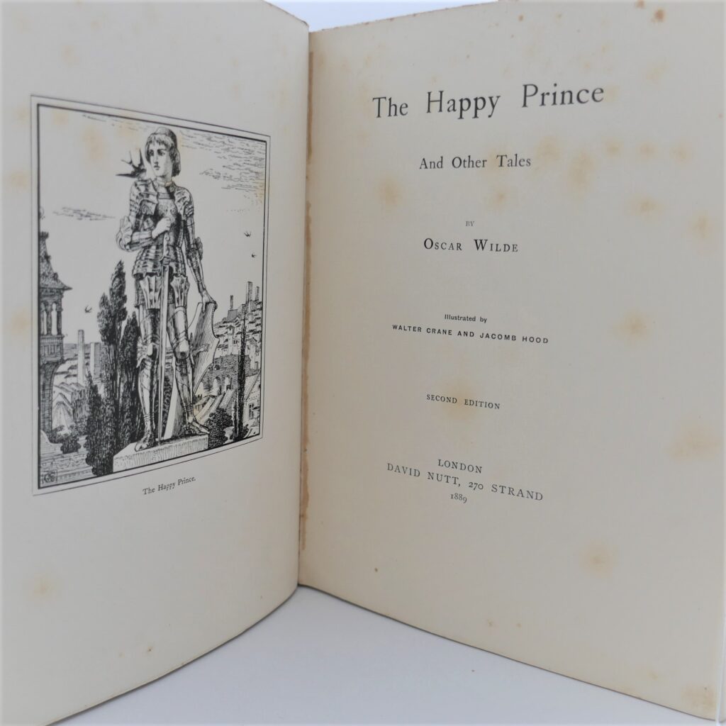 The Happy Prince And Other Tales Second Edition 1889 Ulysses Rare Books 3457