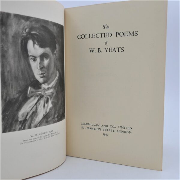 The Collected Poems of W.B. Yeats (1937) - Ulysses Rare Books