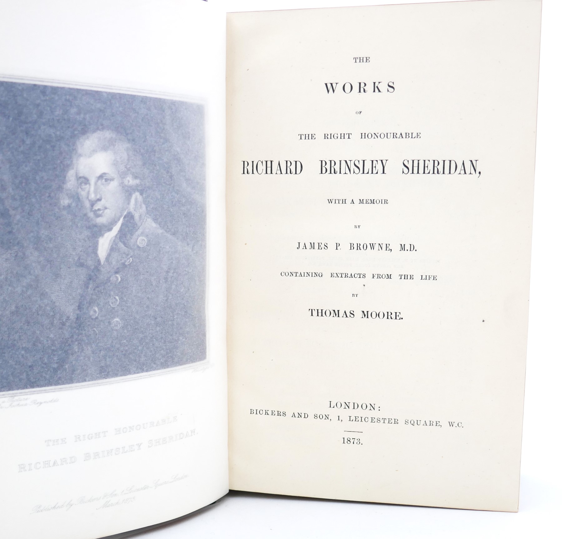 The Works Of The Rt. Hon. Richard Brinsley Sheridan (1873) - Ulysses ...